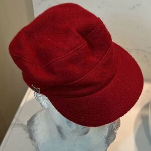 Red Wool Hat NWT